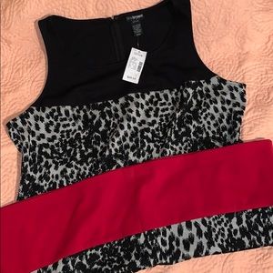 NWT Leopard print dress